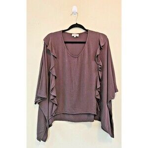 Andree by Unit Olive Green Oversized Top Women's Size M/L Casual Lagenlook